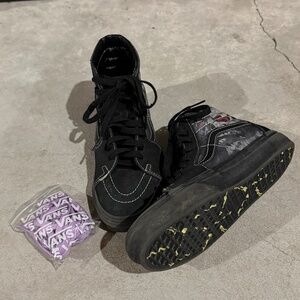 Vans Sk8-Hi Midnight Shift Black Skate Shoes